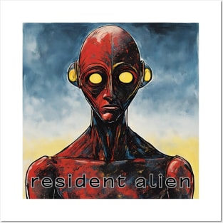 resident alien Posters and Art